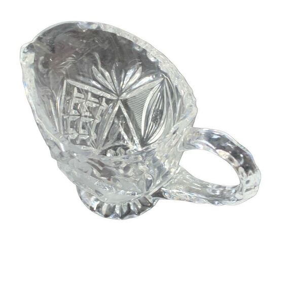 Vintage Crystal Footed Creamer Exquisite Design and Timeless Charm - Picture 11 of 13